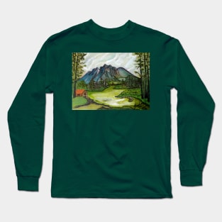 BAJO EL CIELO Y LA MONTAÑA Long Sleeve T-Shirt